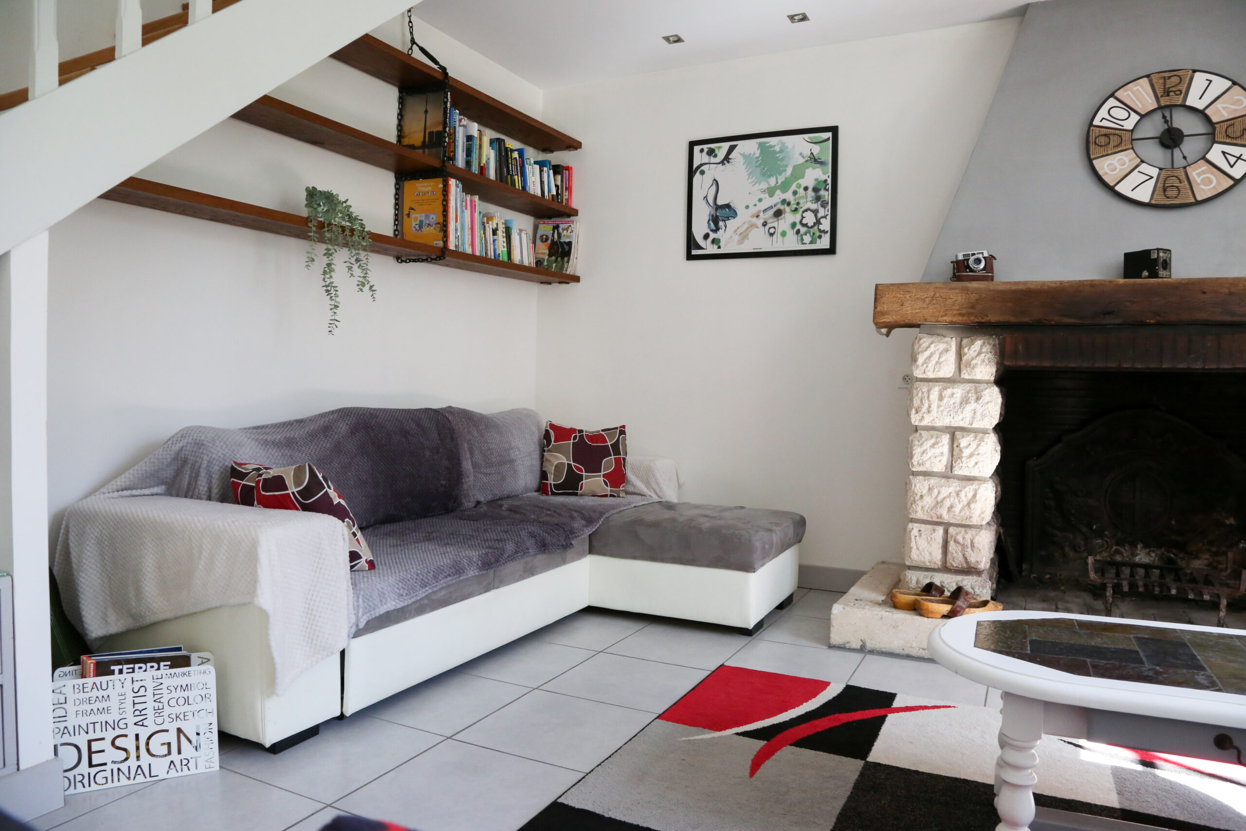 Coin salon cheminée